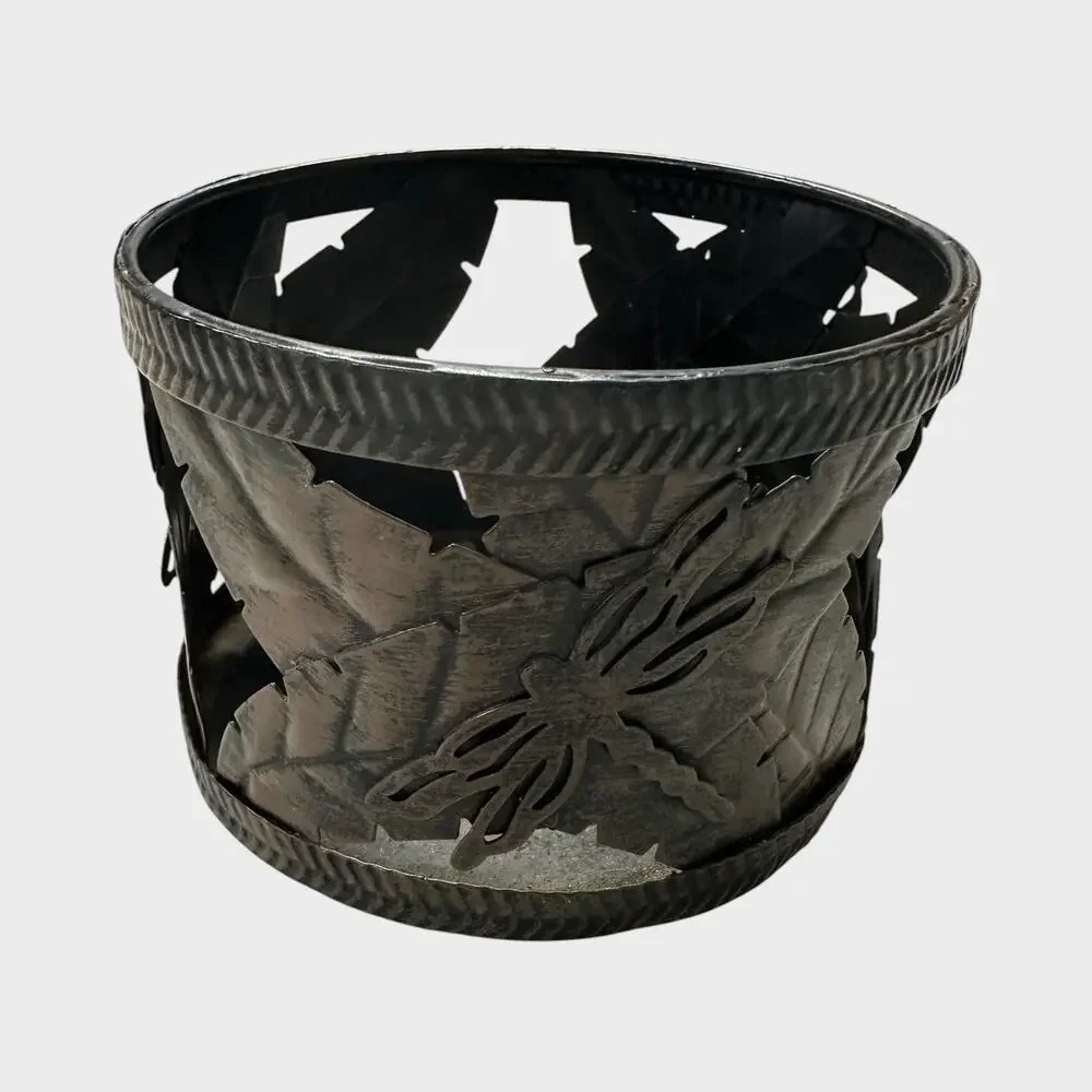 Yankee Candle 3 Wick Candle Bronze Dragonfly Candle Holder